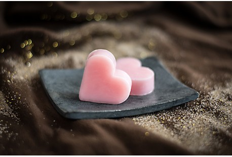 Guest soap heart - ROSE